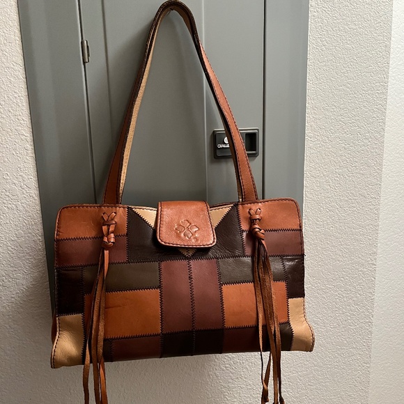Patricia Nash Handbags - Patricia Nash Italian Leather PatchWork Tote HandBag Purse